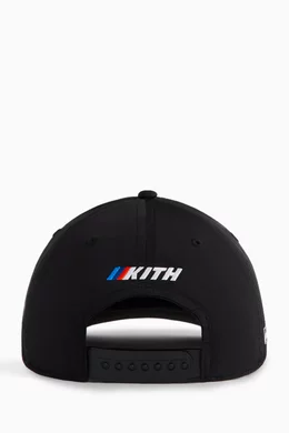 Buy Kith Black x BMW Bay Low Pinch Crown Snapback Cap For Men