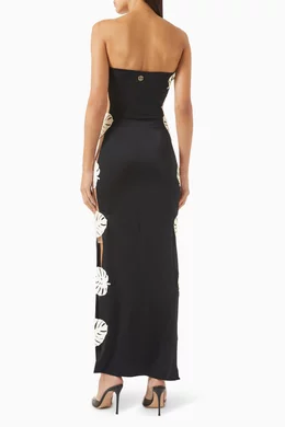 hoja rota dress in black bahia maria Bahia Maria Hoja Rota Dress in Black