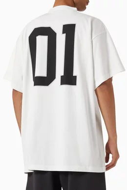 Buy Balenciaga White Basketball Series Oversized T-shirt in