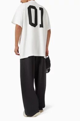 Buy Balenciaga White Basketball Series Oversized T-shirt in
