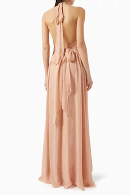 tummy control maxi dress TA3 Bombshell Maxi Dress - Electric Fuchsia - XS