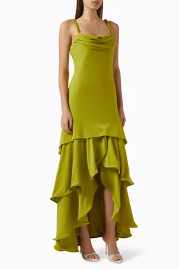 slim fit dress slacks Mendra Maxi Dress / Andres Otalora main image 1