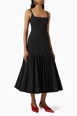 black long sleeve lace maxi dress Loveland Off-Shoulder Lace Maxi Dress Black main image 0