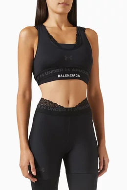 ブラジャー Balenciaga Black Tech Jersey Balenciaga X Under Armour Bra BALENCIAGA Black tech jersey Balenciaga X Under Armour® bra
