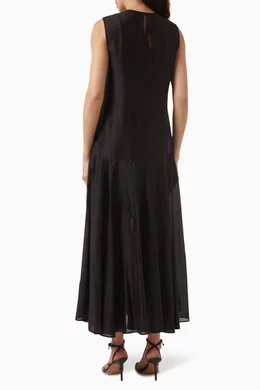Buy COS Black Sheer Maxi Dress For Women Online | Ounass Oman
