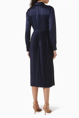 jessie satin midi dress Stillwater The Jessie Midi Black SK9053BK