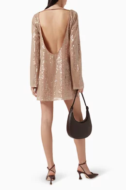 reformation sequin mini dress Reformation Sereia Dress