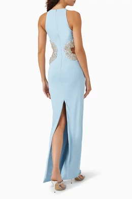 bronx and banco cut out dress Buy Blue Camila Rhinestone Cut-out For Women Online Size:DAD-3XL-FAMILY Summer Dresses Super Flowy 26200094 Coveti