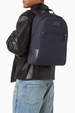 Buy Coach Blue Theo Backpack in Signature Canvas For Men Online | Ounass  Oman