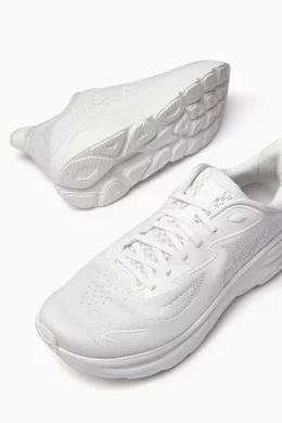 Buy Hoka White Clifton 10 Sneakers in Knit For Men Online | Ounass