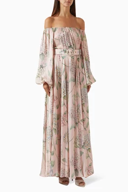 Charlize Belted Maxi Dress