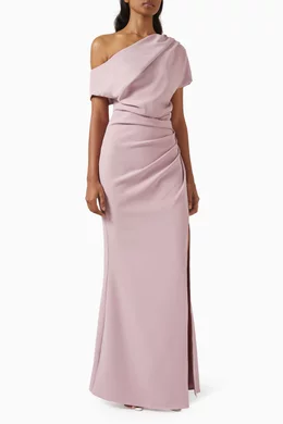 kourtney purple dress fitted lace wedding dress Kourtney Maxi Dress