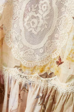 white lace up shirt dress Lace Back Feature Button Up Shirt Dress – CITRINE & CIPHER main image 1
