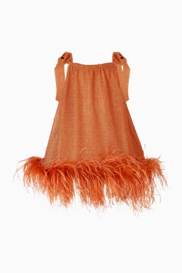 knee length dresses for ladies Oséree - Lumière Plumage Mini Dress main image 0