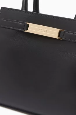 Buy Bally Black Deco Daily Bag in Leather For Women Online