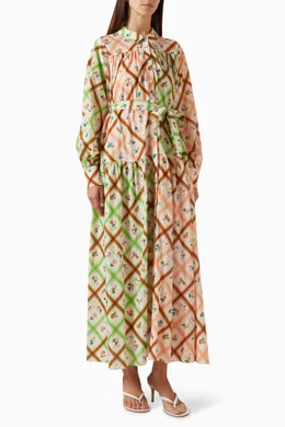 bohemian traders billow sleeve dress Blair Billow Sleeve Shirt Dress In Multi