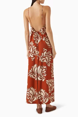 chinese dress ladies La Louisiane Maxi Dress Shell / 4XL