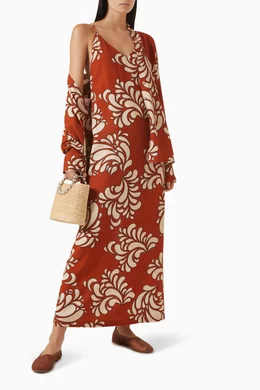 maxi dress cutting pattern Tie Front Side Cutout Maxi Dress Sewing Pattern