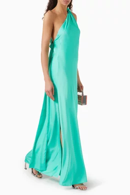 Buy Misha Green The Julianna Maxi Dress in Satin For Women Online | Ounass  Oman