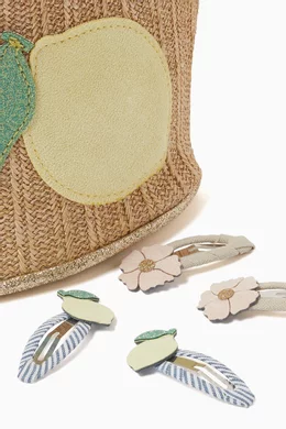 Mimi & Lula Lemon Basket bag NEUTRAL