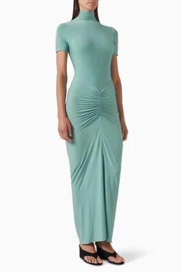 chinese dress ladies Buy Women Black Boat Neck Bodycon Jersey Maxi Dress Online at Best Price