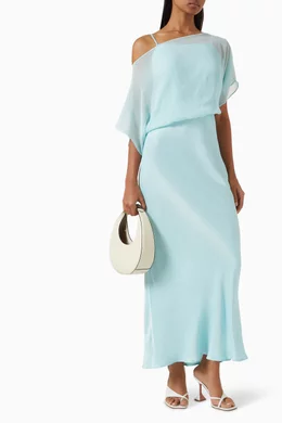 sachin and babi light blue dress Kiah Floral Chiffon Mini Dress main image 1
