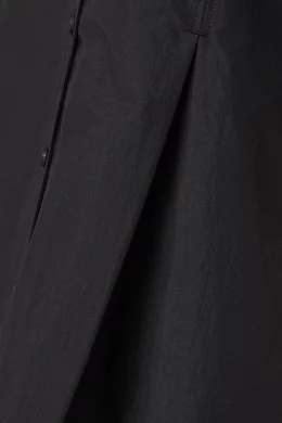 Buy COS Black Pleated A-line Mini Dress For Women Online