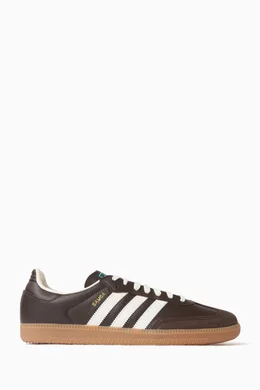 adidas gazelle silver green womens adidas Samba OG Dark Brown main image 1