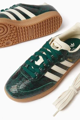 adidas gazelle silver green womens Adidas Samba OG Dark Green
