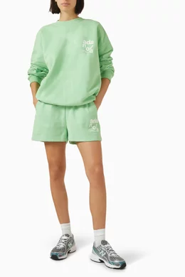 Buy Adanola Green Ace Sweat Shorts For Women Online | Ounass