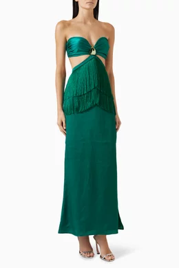 Buy BAOBAB Green Dua Maxi Dress For Women Online | Ounass Oman