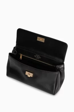 Buy Dolce & Gabbana Black My Sicily Handbag in Plongé