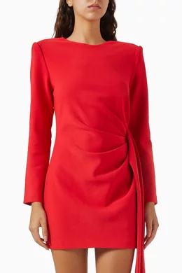 open lace back dress Sense Of Mystery Cape Sleeves Dress – Your Favourite Dresses main image 1