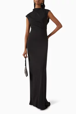 chinese dress ladies Drape Maxi Dress – Odd Muse main image 1