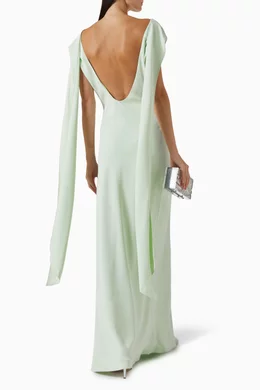 chinese dress ladies Drape Maxi Dress – Odd Muse