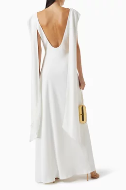 Buy ODD MUSE White The Ultimate Muse Drape Maxi Dress For Women Online |  Ounass Oman