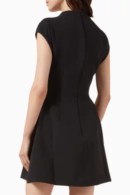 the ultimate muse cap sleeve mini dress black ODD MUSE ULTIMATE MUSE CAP SLEEVE MINI DRESS BLACK main image 1