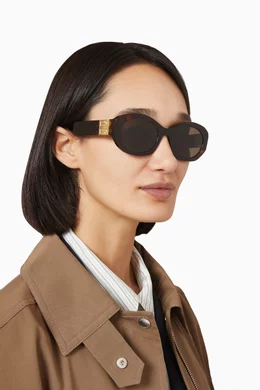 Givenchy 4Gem 146MM Oval Sunglasses Givenchy | Accessories | Givenchy 4gem 46mm Oval Sunglasses  main image 3