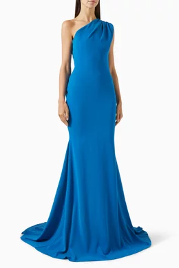 formal blue dresses for wedding Elegant Blue Tulle V neck Lace Long Prom Dress Formal Dress PG848 US0 / Custom Color