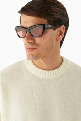 Buy Port Tanger Pink Ayreen Sunglasses in Acetate For Men Online