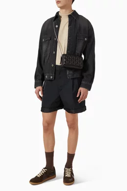 Buy Maison Margiela Black Mini Glam Slam Crossbody Bag in