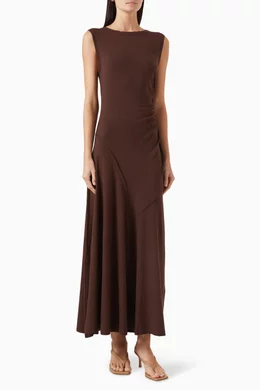 Buy DISSH Brown Hadley Knit Maxi Dress in Rayon Blend For Women Online |  Ounass Oman