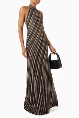 missoni sequin-embellished knitted dress Missoni