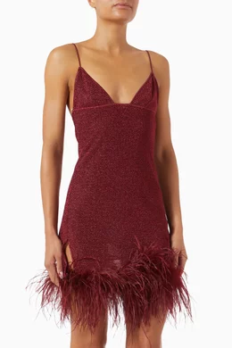 strapless open back dress Beading Sequin Sheath Column Red Sweetheart Prom Dress With Slit