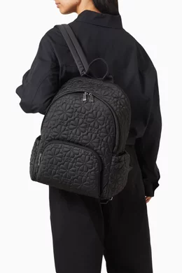 Buy Kate Spade New York Black Tilly Backpack in Quilted  display picture 2