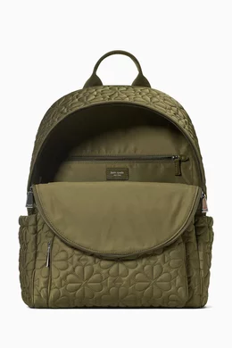 Buy Kate Spade New York Green Tilly Backpack in Quilted  display picture 1