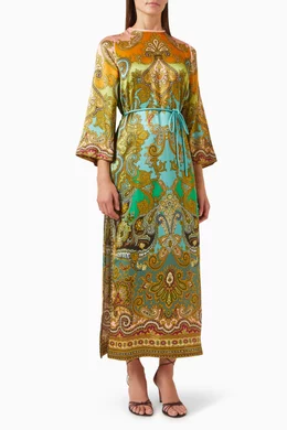 alemais clemenza silk midi dress Almais Clemenza Silk Shirtdress 8 AU/UK (4 US)