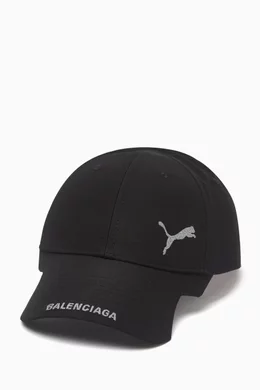 Buy Balenciaga Black x Puma Cap in Technical Polyester For UNISEX