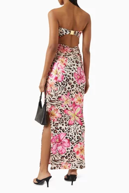 open lace back dress Cin Cin Song Orchid Skirt | Fuchsia