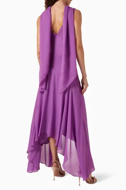 fitted lace wedding dress Lucy Paris - Hunter Maxi Scarf Dress